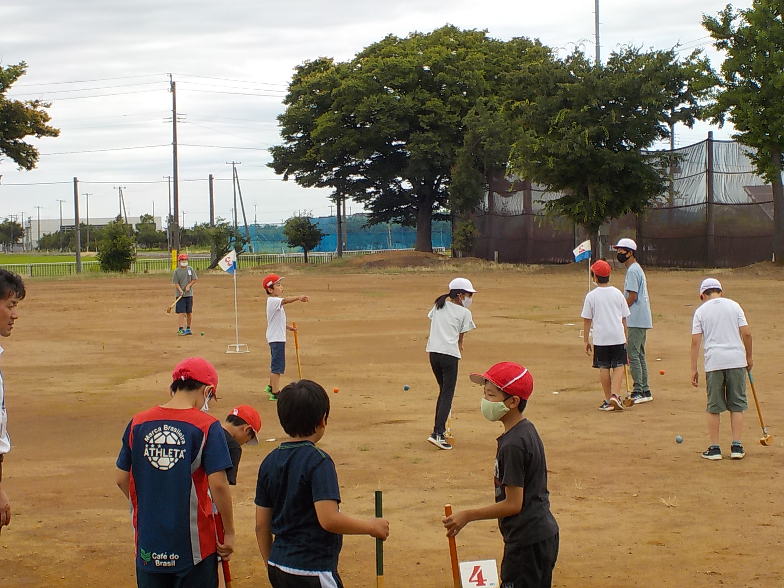 ７月１４日 木 グラウンドゴルフ体験 新潟市立中之口東小学校